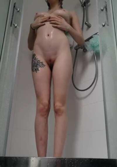 It's cold outside, so why won't you join me for a hot shower?