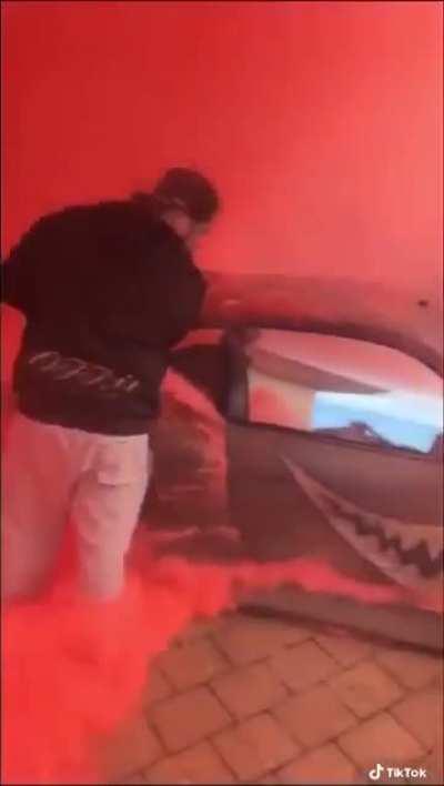 Gender reveal gone wrong