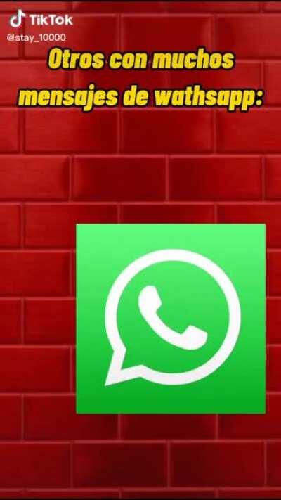 Se que es un tik tok y que no da risa pero, es que si, amo recibir ese mensajito