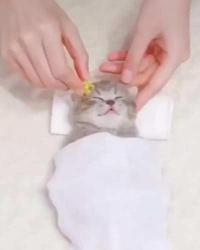 She seems so relaxed