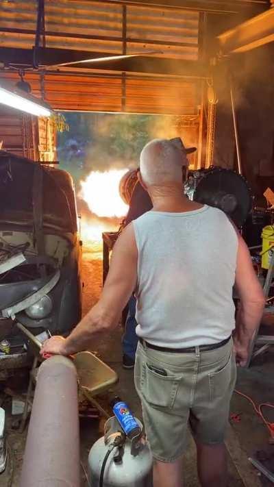 HMB while we fire up a jet engine in the garage