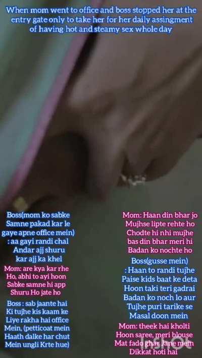 BOSS FUCKS MY BUSTY MOM