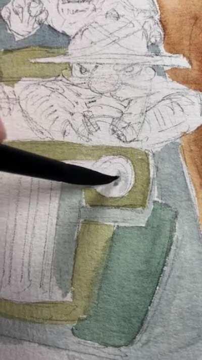 Dreamer had told me of a dream where they were chased by a lion on a bridge while on a safari. This is kind of what I imagined: