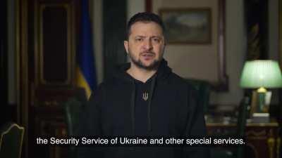 President Zelensky's Latest Address. 29/01/23. Duration 6m26. English Subtitles.