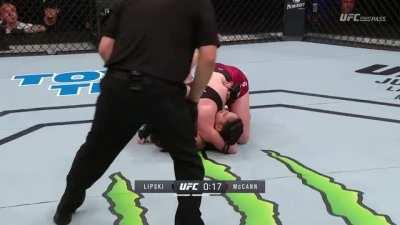 Molly McCann has a good scrap with Ariane Lipski, Molly fights this Saturday