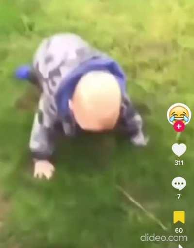 To laugh at your older brother...