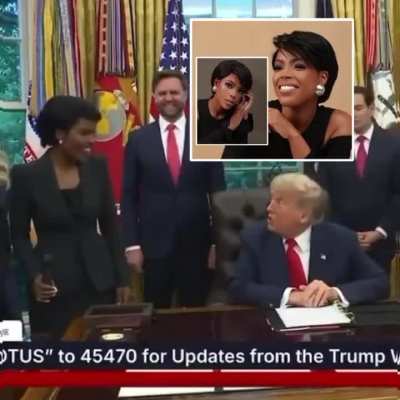 Trump weirdly calls a reporter “beautiful” mid interview, despite warnings from his press secretary not too. Actual creep behavior