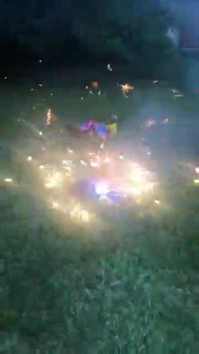 This Pikachu firework did not disappoint!