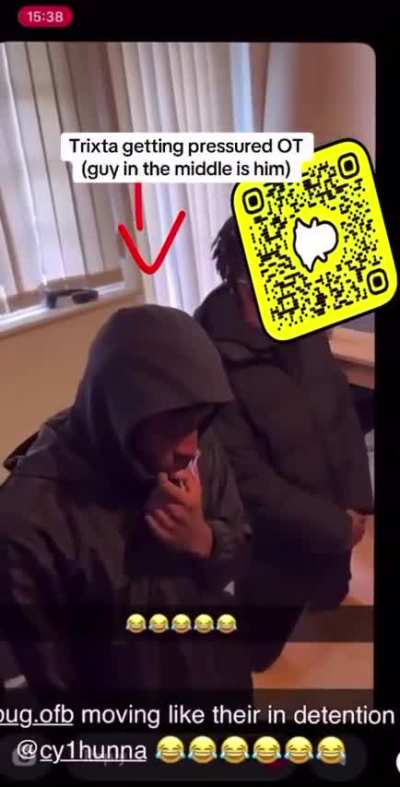 Trixta (steeler (WG boss)little brother) pressured while OT