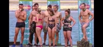 “SHE TWERKED ON HER FACE” 0:40 Throwback to Survivor Australia’s Abbey Holmes pinning Phoebe down with large butt in her face and twerking for added humiliation, she was a rugby player and the other a lawyer