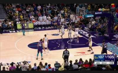 [Highlight] Dennis Smith Jr. sends it to overtime