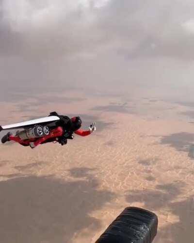 Wearable Wings With Jets Engines