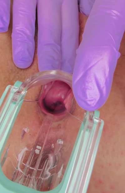 Showing off my tight little cervix