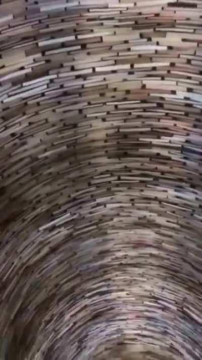 Book Tower in Prague Library, Czech Republic 🇨🇿 📚