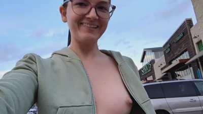 Grocery shopping in my best outfit