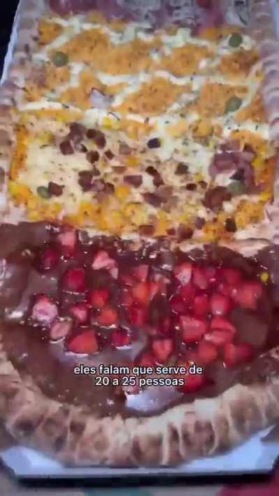 7 ft (2 m) Pizza. Guess the Country