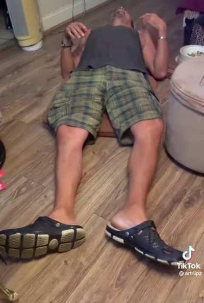 His wife doesn’t make things better