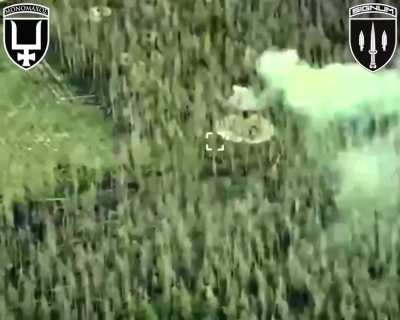 Ukrainian fiber-optic FPV drone flew trough a forest into a Russian infantry dugout. SIGNUM Battalion. Lyman direction. 05.09.2025