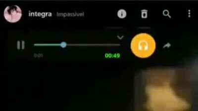 Só posso falar poucos segundos