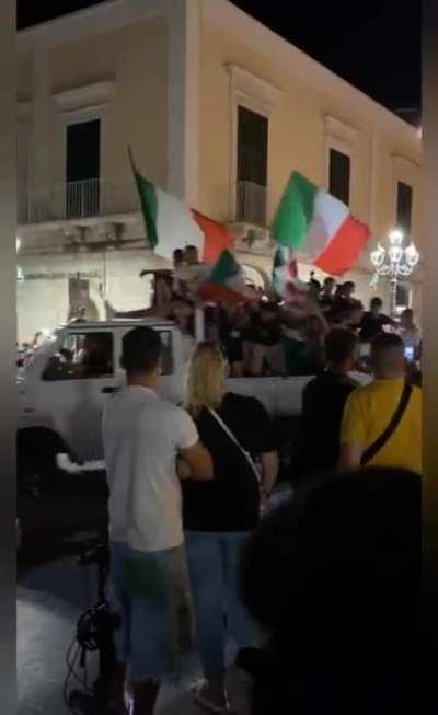 Eurocopa Commemoration in Italy