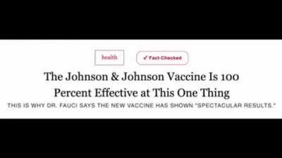 The vaccine is safe and effective.