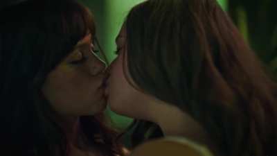 Jenna Ortega and Gideon Adlon in Miller's Girl