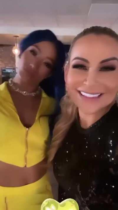 Sasha Banks and Natalya 😘