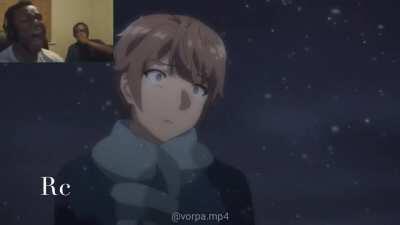 [Rascal does not dream of dreming girl senpai] My reaction was exactly like this