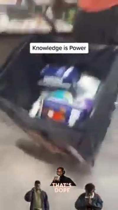 Crackhead raps while another crackhead steals