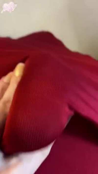 You're going to swallow the whole thing for me, right? 😘