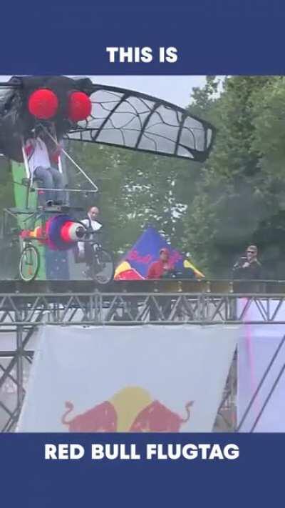 Red Bull's Flugtag where dudes make and ride crazy makeshift flying machines.