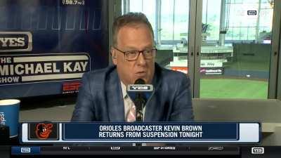 [Highlight] Michael Kay compares Kevin Brown's Orioles statement to a 