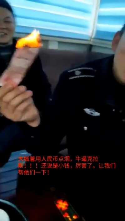 poorest Xinese cops be like 