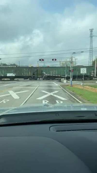 Stuck Truck Struck by Train