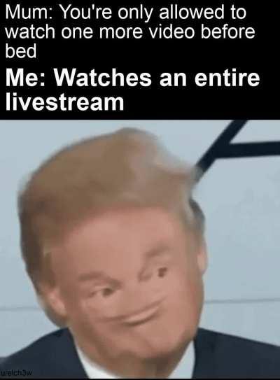 And I was up all night