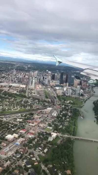 Arriving at Calgary Airport, late June 2020
