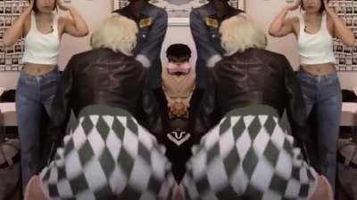 Edit i made of her throwing it back in the TikTok