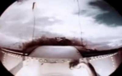 When the ejection seat is used in a helicopter, the rotor blades are jettisoned to increase your chance of survival