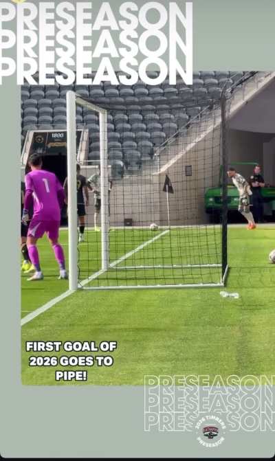 Pipé Mora with the first goal of 2026.