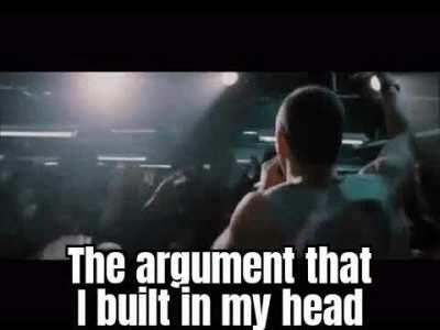 He's choking out, everybody's joking out