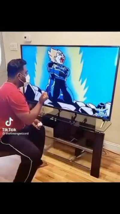 Vegeta has also fear from this... Vegeta no quiso vacunarse contra el Covid19 y Trunks lo defiende