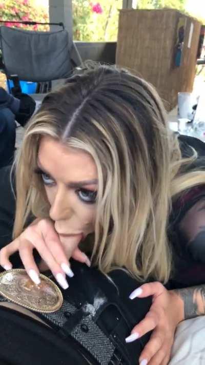 I couldn't stand the dick, she sucks in public🤭🍆💦(BELLOW⬇ FOR MORE)