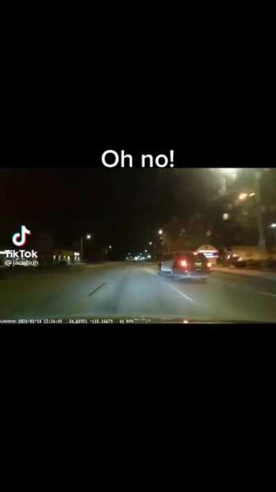 Are they still an idiot if they’re in a cop car?