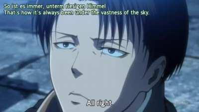 Three times Levi smiled