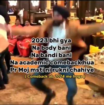 I'm all set to make a comeback in 2024, WBU folks? XDDD 