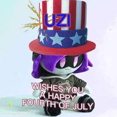 Uzi celebrates Fourth of July