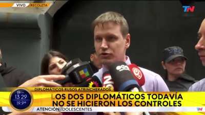 Declaracion oficial de la embajada rusa sobre el vehiculo diplomatico que se nego al control de alcoholemia: 