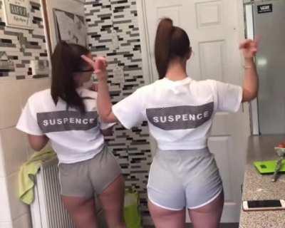 Bubble Butts in Booty Shorts