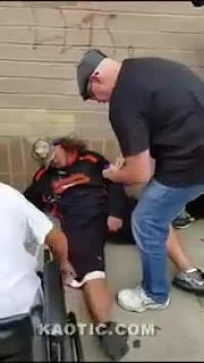 I guess that's one way to thank your saviour