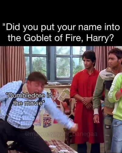 Malfoy:- Apne college ka dean hai na Harami!